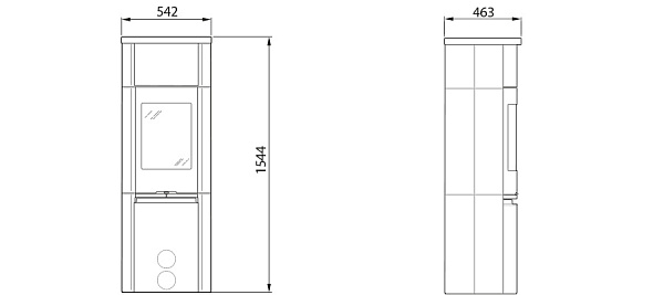 Камины из талькомагнезита Contura 590T Style_1