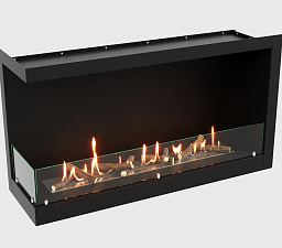 Угловой встраиваемый Биокамин Lux Fire 1155 М, угловой левый угол Lux Fire 1155 М, угловой левый угол